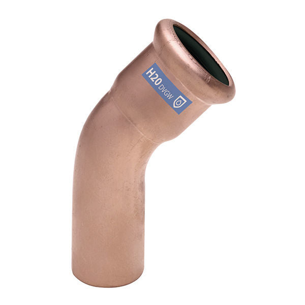 15mm Copper Press 45 Elbow M/F 9040 WRAS