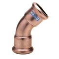 15mm Copper Press 45 Elbow 9041 WRAS
